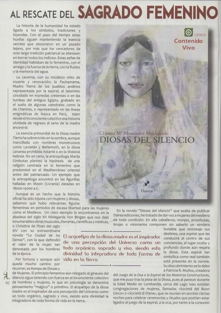 Al rescate del sagrado femenino - Palabras - Mil y Una Lunas